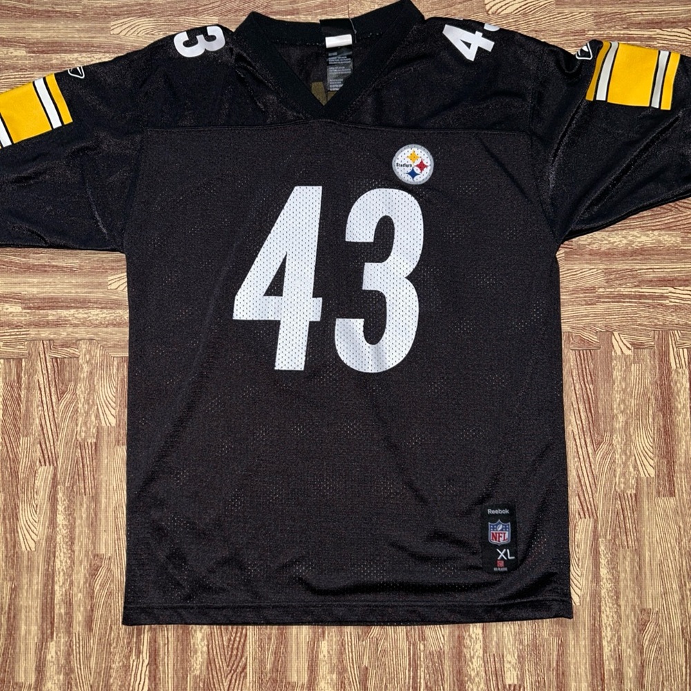 Vintage Troy Polamalu, # 43 Reebok Jersey youth size XL